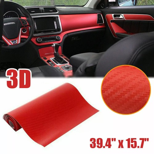 Adesivo auto rosso fibra - , di